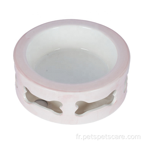 Puppy Dog Ceramic Dog Bowl personnalisable